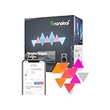 Nanoleaf Shapes Triangle Starter Kit, 9 Smarten Dreieckigen LED Panels RGBW - Modulare WLAN 16 Mio...