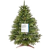 Premium Weihnachtsbaum künstlich 90cm -TESTSIEGER - Naturgetreu, dichte Zweige, Künstlicher...